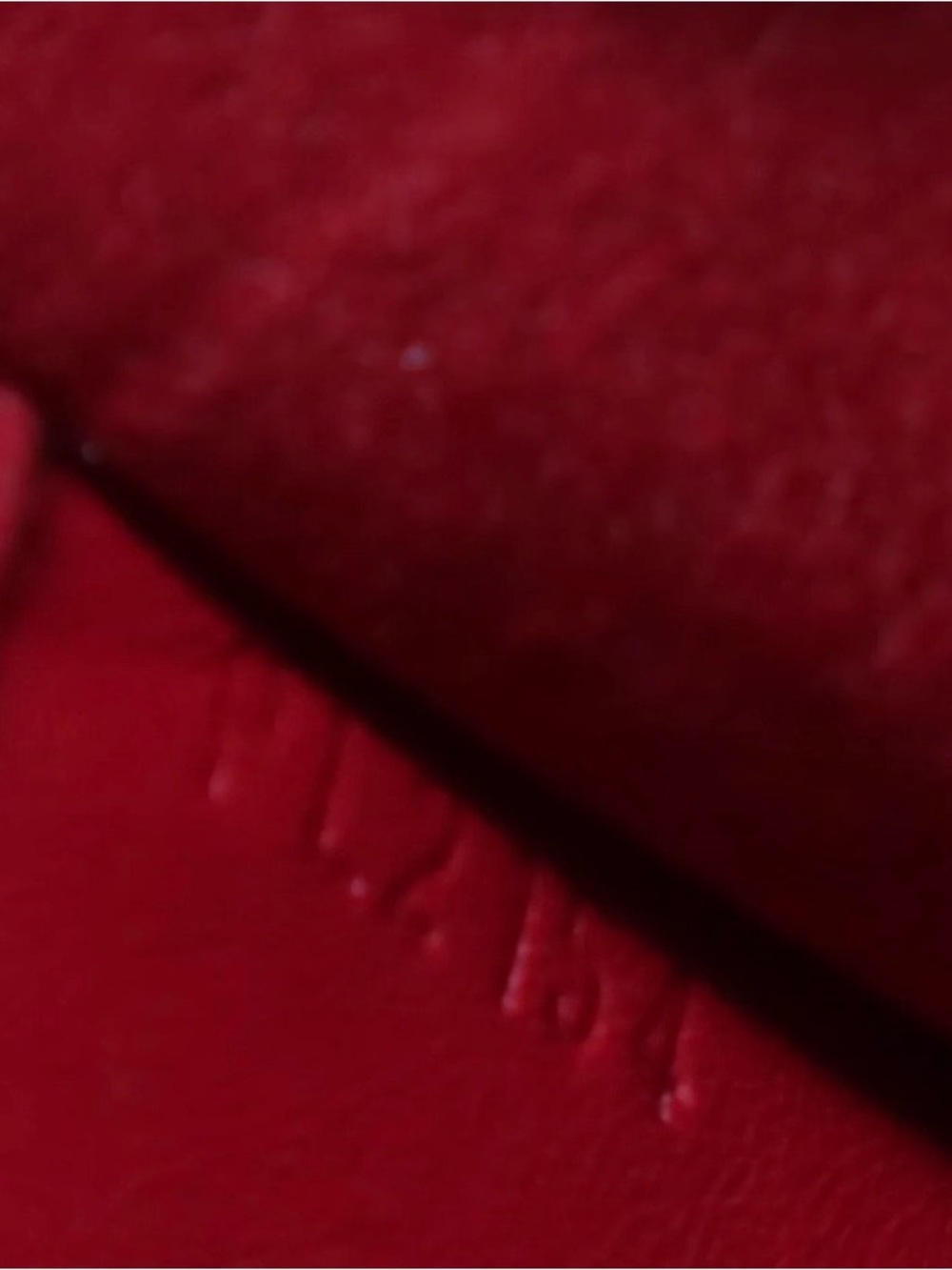 Louis Vuitton Hot Pink Leather Clutch with Gold LV Logo - Picture 8 of 10